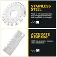 thumbnail image 3 of DRAFIDEEP 3Pcs Steel Thickness Measuring Tool Welding Gauge Certified For Experienced Welders, 3 of 8