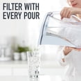 Brita Stream Cascade Large Space Saver 12-Cup Filtration Water Pitcher ...