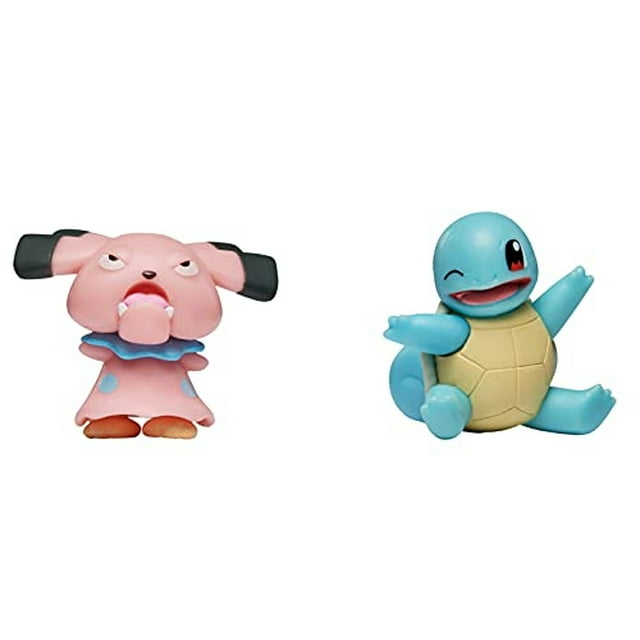 Paquete de figuras Pokémon Battle Ready 2 Squirtle y Snubbull Pokémon
