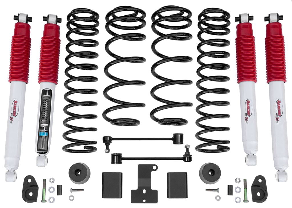 Rancho RS66124BR5 Suspension Kit Fits select: 2021 JEEP WRANGLER UNLIMITED SPORT, 2018-2019 JEEP WRANGLER UNLIMITED SAHARA