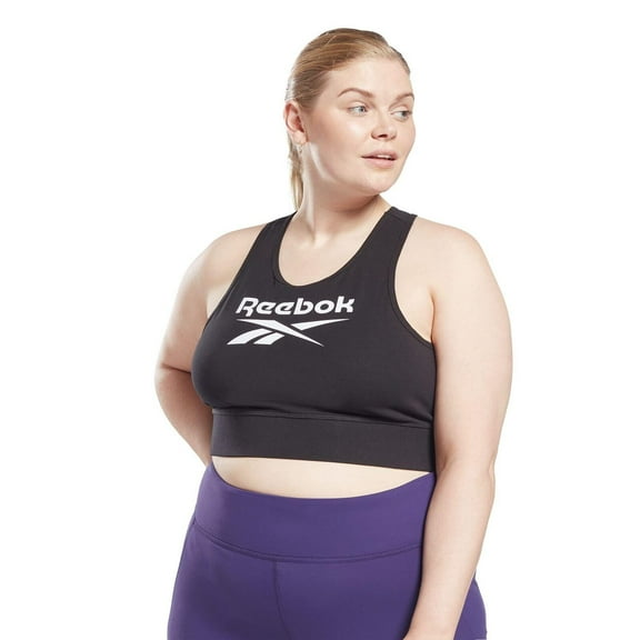 Reebok Women's 1X Training Essentials Sports Bra, Black