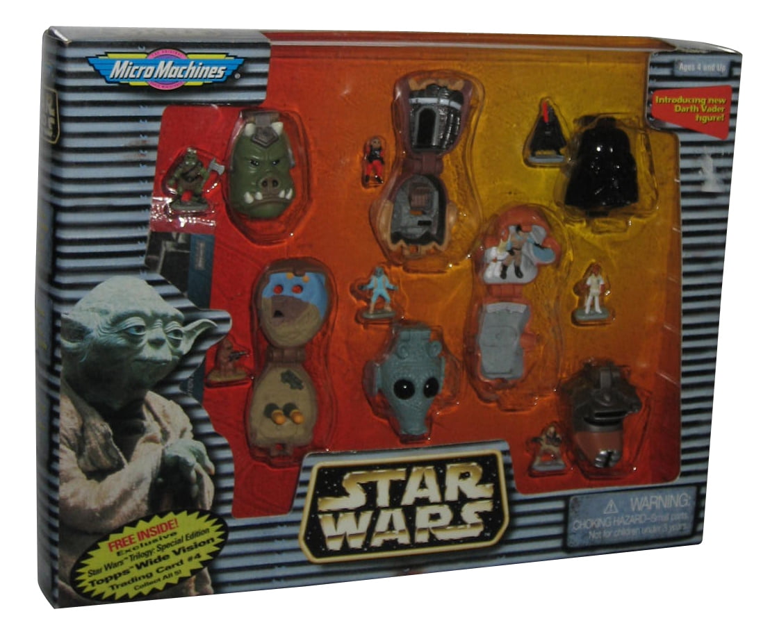 Star Wars Micro Machines (1996) Galoob Mini Figure Heads Toy Set - Walmart.com - Walmart.com