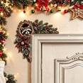 thumbnail image 6 of Velmasee Door Corner Decor, Christmas Woodland Animal Tree Hollow Door Frame Corner Decor, Wooden Festive Design No-Drill Mount, Holiday Ornament for Xmas Home Door Frame Wall Party Decor, 6 of 7