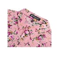 thumbnail image 4 of INSPIRE CHIC Men's Shirts Short Sleeve Floral Printed Button Front Beach Hawaiian Shirt 38 Pink, 4 of 8