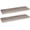 Greige, variant on Floating Shelves for Wall, Wall Mounted Shelf Set of 2, 15.7" Hanging Shelf with Invisible Brackets, for Wall Decor Storage in Bathroom Bedroom Kitchen Living Room Office