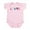 Petal Pink, variant on - Love Peace America Infant Bodysuit - Baby Light Bodysuit, Size Newborn - 24 Months