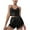 Black, variant on Elainilye Fashion Pajama Sets for Women Soft Homewear Shorts Suspender Vest Shorts Sets Lace 2 Piece Pajama Suit,Red