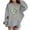 017Gray, variant on Girls Sweatshirt New York Letter Graphic Hoodies Sweatshirts Hooded Long Sleeve Casual Loose Pullover Tops For 1-14 Years
