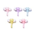 thumbnail image 1 of Opaque Cute Resin Decoden Cabochons Mixed Color Heart Magic Stick 14x14x6mm, 1 of 3