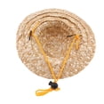 thumbnail image 4 of Hecho Para Mascotas Con Correa De Barbil Sombrero De Perrito Lindo Sombrero Para Bowknot M Yuyangstore Sombrero de paja del perro del gato del animal doméstico, 4 of 8