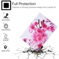 thumbnail image 2 of Allytech iPad 10.2' 8th 7th Gen Case, iPad Air 10.5" 3rd Gen Case, PU Leather Multi Angle Viewing Stand Shockproof TPU Inner Back Cover Auto Sleep Wake for Apple iPad 10.2" 2020/2019,Blossom, 2 of 6