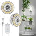 thumbnail image 1 of Lámpara LED para plantas SANSI Puck de 10 W, espectro completo con temporizador, 4, 8, 12 horas, 1 of 8