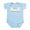 Sky Blue, variant on CafePress - 50% Zimbabwean Infant Bodysuit - Baby Light Bodysuit, Size Newborn - 24 Months