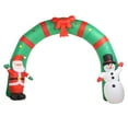 thumbnail image 1 of Christmas Arch, Easy To Store Christmas Inflatable Arch Built In LED Lights Reusable  For Decorations EU Plug 220-240V, 1 of 8