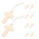 thumbnail image 5 of 20 piezas de madera en blanco con forma de cruz, agujeros y cuerdas. Ideales para manualidades, decoración del hogar, iglesias y otros eventos. Figuras de madera sin terminar para bodas y cumpleaños., 5 of 7