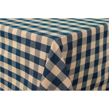 

Mr. MJs Trading AG-23250-60x86oval 60 x 86 in. Oval Table Cloth Navy Check