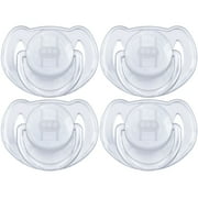 (2 pack) (2 Pack) Philips Avent Orthodontic Transulcent Pacifier, 0-6 Months - 2 Counts