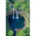 thumbnail image 2 of Engelbrecht, Jim 11x14 Black Ornate Wood Framed with Double Matting Museum Art Print Titled - Wailua Falls-Kauai-Hawaii-USA, 2 of 4