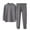 Gray, variant on POIUYTR Toddler Cotton Thermal Underwear Set Kid Unisex Mock-Neck Long Sleeve Top & Long Pants for Night Sleep & Cold-Day 3-15Y