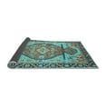 thumbnail image 2 of Ahgly Company Indoor Rectangle Oriental Light Blue Modern Area Rugs, 7' x 9', 2 of 4