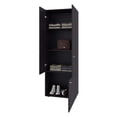 thumbnail image 4 of DEPOT E-SHOP Trego Armoire, 3 Doors, 3 Shelves, Black Wengue, 4 of 5