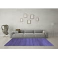 thumbnail image 3 of Ahgly Company Indoor Rectangle Abstract Blue Modern Area Rugs, 4' x 6', 3 of 4