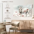 thumbnail image 5 of Elephant Stock Stunning Wild Horses I Wall Art - Horizontal Canvas Wall Art - Living Room Wall Decor - Animal Canvas - Gray And Pink Decor By Lisa Audit - 48" x 32", 5 of 8