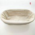 thumbnail image 1 of PENGXIANG Fermentation Rattan Woven Basket Bread Proofing Baskets Multipurpose Storage Baskets with Liner, 1 of 2