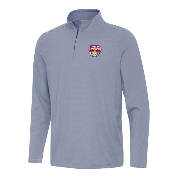 Men's Antigua Navy New York Red Bulls Twine Quarter-Zip Jacket