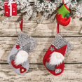 thumbnail image 5 of Christmas Stockings, Xmas Stockings Decorations, Gnomes Santa Christmas Stockings Fireplace Hanging Stockings Ornament for Family Christmas Decoration, 5 of 6