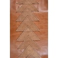 thumbnail image 3 of Arrow Geniune Leather Tasseled Throw Pillow, 3 of 4