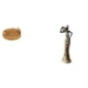 thumbnail image 1 of Cestas de almacenamiento,Cestas de almacenamiento de cocina tejidas con asas hechas a mano,Cestas de pan redondas Bandejas para servir Rectángulo,Figura de escritorio,Figuritas, 1 of 8