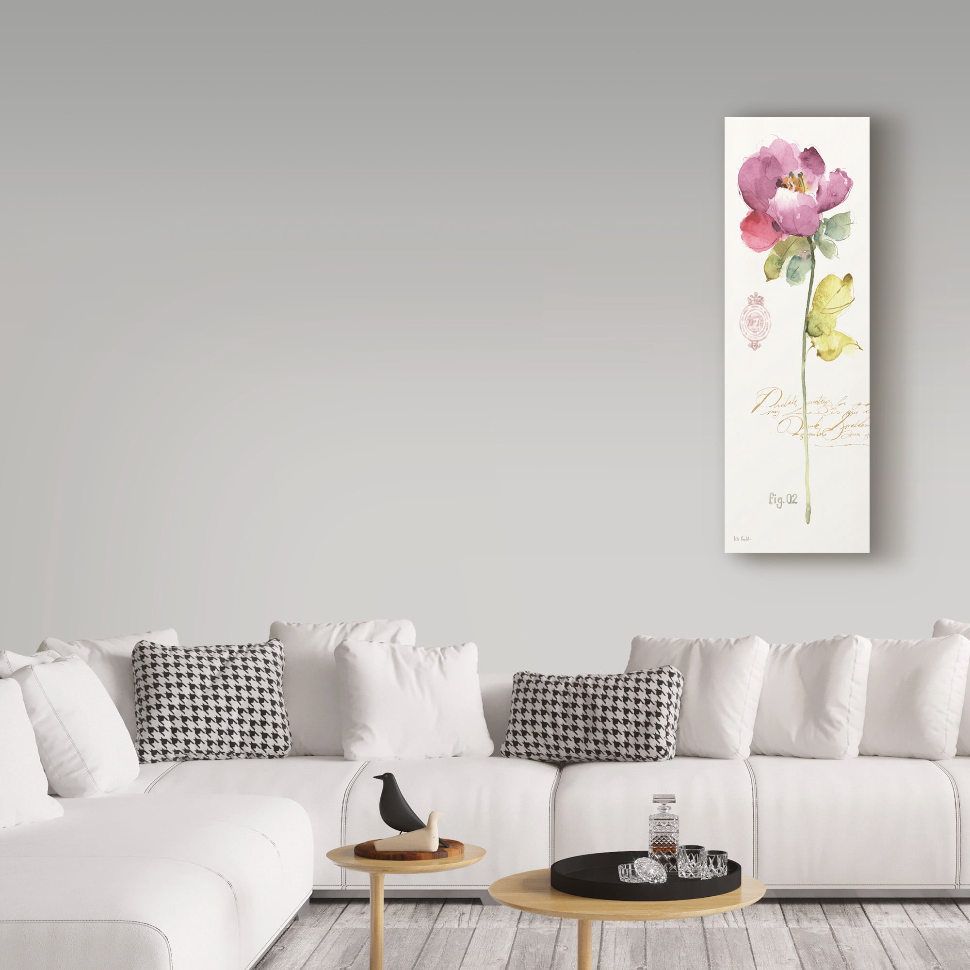 Trademark Fine Art 'Rainbow Seeds Loose Floral II' Canvas Art by Lisa Audit