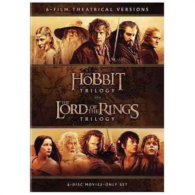 Warner Brothers Hobbit & Lord Of The Rings Trilogy Box Set