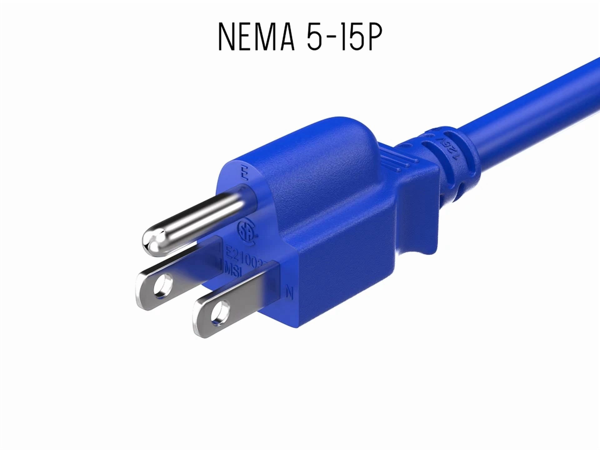 BUTTERFLY- Cable Leader 4Ft Universal Ac Power Cord Nema 5-15P To Iec320 C13 18Awg Blue