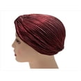 thumbnail image 3 of JUPA Place Fashion Turban Chemo Cap for Women- Soft Turban Urban Braid Head Wrap - Soft Headwear Fashion Pleated Pre-tied Turbans, 3 of 4