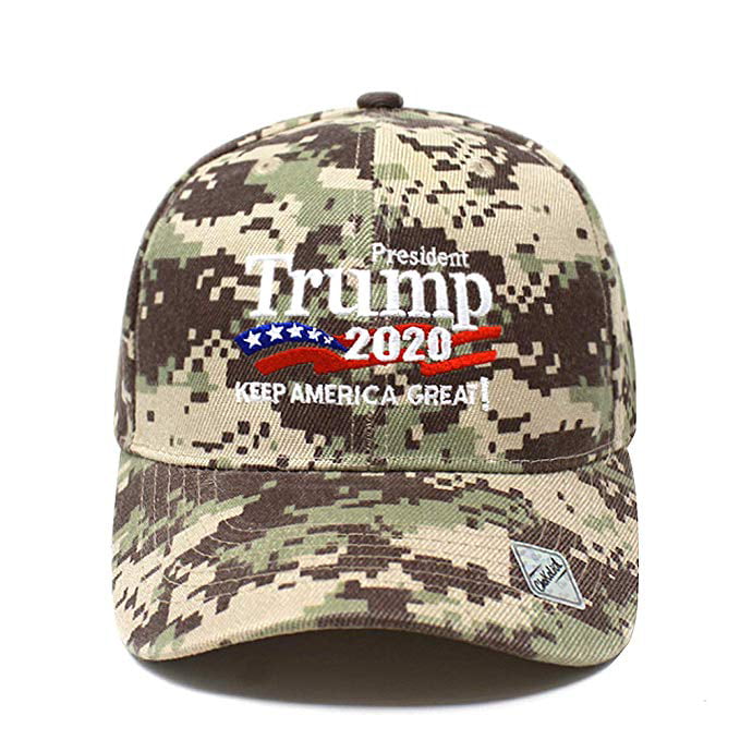 President Donald Trump 2020 Cap Hat with Hair Free Shipping