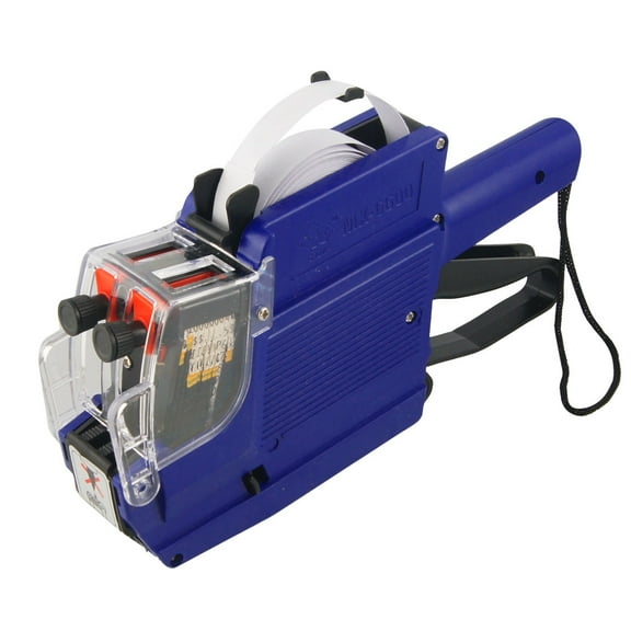 Uxell Blue Plastic Shell Handheld Dual Rows Shop Price Labeller Labeler Tag