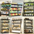 thumbnail image 2 of 3 Tier 32''H Storage Shelves, Heavy-Duty Adjustable Metal Garage Shelving Unit, Double-Layer Column with Reinforced Ribs, Capable of Bearing 1800 lbs, for Warehouse, Kitchen, Plant, Shoe, 2 of 8
