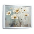 thumbnail image 2 of Designart "Sophisticated Taupe And Slate Buttercup Field" Buttercups Floater Framed Canvas Wall Art, 2 of 5