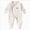 D289-Brown, variant on 3-6 Months Newborn Footed Sleeper Gown With Mitten Cuffs Cotton Side Baby Footed Print Infant Play For 0 6 Months Yellow