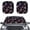 Colorful Butterfly, variant on Bulopur Colorful Butterfly Car Sun Shade Windshield Block UV Rays Sun Protector for Car Windshield Universal Size Automotive Interior Sun Protection for Most SUVs Vans Trucks, 2 Pcs