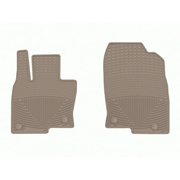 WeatherTech All-Weather Floor Mats compatible with 2017-2025 Mazda CX-5 - 1st Row (Driver & Passenger), Tan