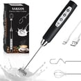thumbnail image 1 of Milk Frother Sakgos, portátil recargable, eléctrico, 3 velocidades, 1 of 7