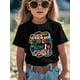 thumbnail image 1 of Kids Cotton T-Shirt, First Of School Top Black Short Sleeve Tee For Grade 2, Print Summer Outdoor Sports Shirts, Size 4Y-13Y With Black, Back To School Second Grade Graphic Tee, 1 of 6