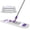 Purple, variant on Dust Mop with 3 Reusable Washable Pads - One Touch Replacement, Extendable Stainless Steel Handle, Wet & Dry Mops for Floor Cleaning, Hardwood, Laminate, Tile Flooring Push Dust Mop, Purple