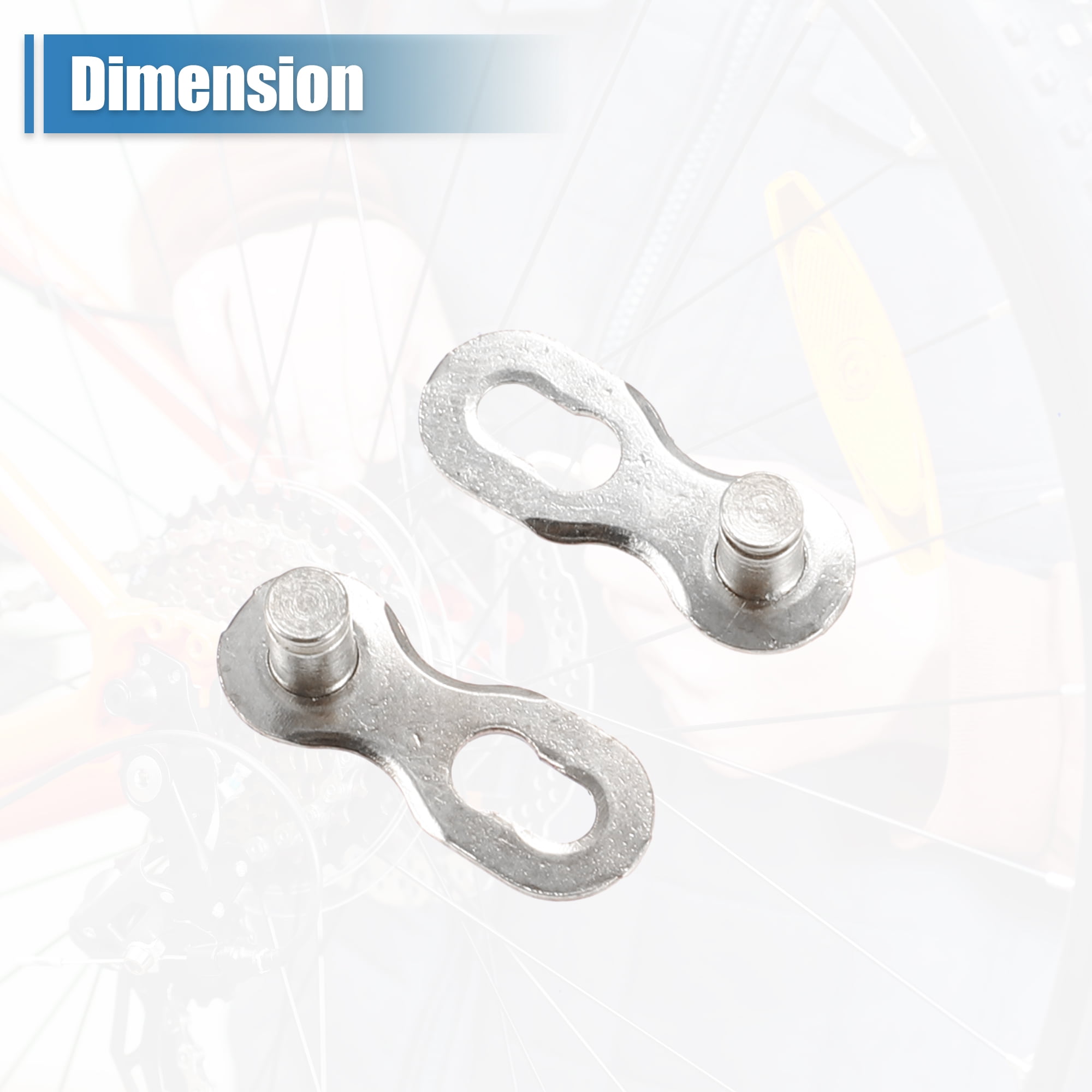 Unique Bargains Universal Bike Chain Repair Kit Quick Link Connector 9 Speed Chain