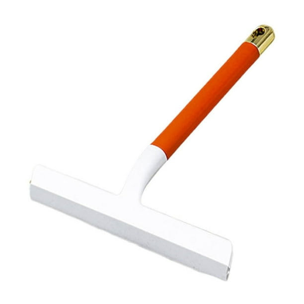 Cepillo Multiusos para Ventanas, Vidrios, Baños, Duchas y Puertas, Herramienta de Limpieza con Limpiaparabrisas, Gel de Sílice Antideslizante de 10 Pulgadas.