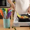 thumbnail image 3 of 11 Pcs Colorful Kitchen Silicone Heat Resistant Cookware Spoon Shovel Set-In Stock, 3 of 5