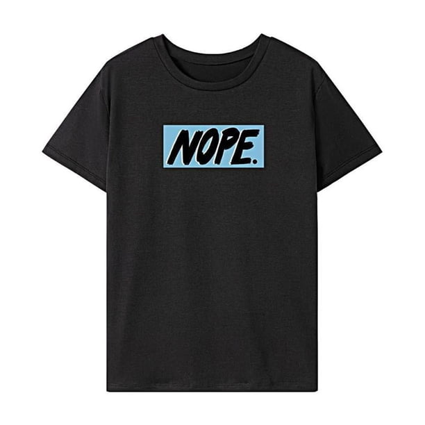 Camiseta de mujer Camiseta con cuello redondo Ropa Moda Verano Tops para vacaciones Mujer S